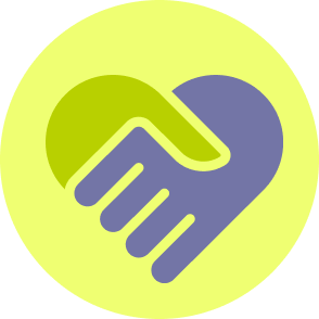 Icon - two hands holding onto one another